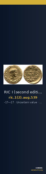 RIC I (second edition) Augustus 539 — CANOA