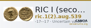 RIC I (second edition) Augustus 539 — CANOA
