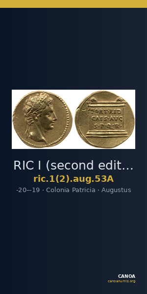 RIC I (second edition) Augustus 53A — CANOA