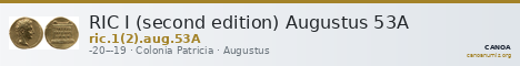 RIC I (second edition) Augustus 53A — CANOA