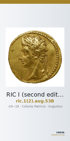 RIC I (second edition) Augustus 53B — CANOA