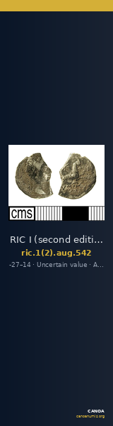 RIC I (second edition) Augustus 542 — CANOA