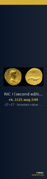 RIC I (second edition) Augustus 544 — CANOA