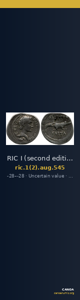RIC I (second edition) Augustus 545 — CANOA