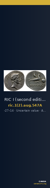RIC I (second edition) Augustus 547A — CANOA