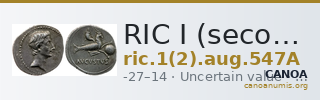 RIC I (second edition) Augustus 547A — CANOA