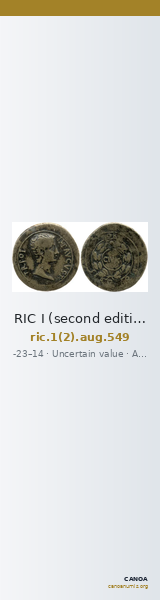 RIC I (second edition) Augustus 549 — CANOA
