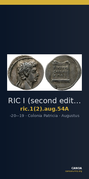 RIC I (second edition) Augustus 54A — CANOA