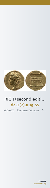 RIC I (second edition) Augustus 55 — CANOA
