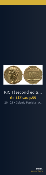 RIC I (second edition) Augustus 55 — CANOA