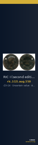 RIC I (second edition) Augustus 550 — CANOA
