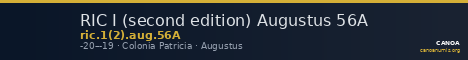 RIC I (second edition) Augustus 56A — CANOA