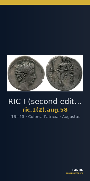 RIC I (second edition) Augustus 58 — CANOA