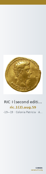 RIC I (second edition) Augustus 59 — CANOA