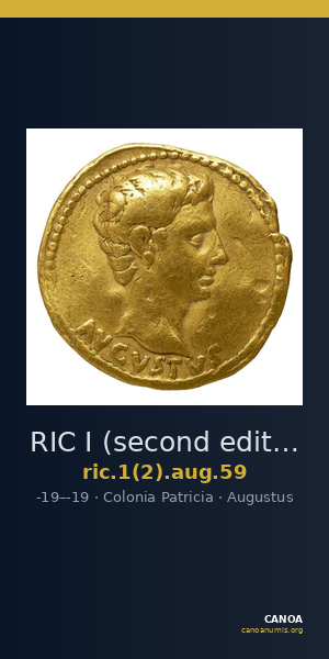 RIC I (second edition) Augustus 59 — CANOA