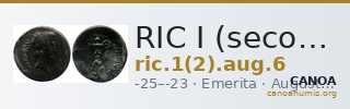 RIC I (second edition) Augustus 6 — CANOA