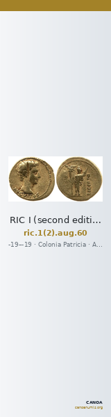 RIC I (second edition) Augustus 60 — CANOA