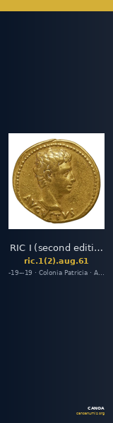 RIC I (second edition) Augustus 61 — CANOA