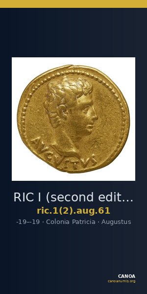 RIC I (second edition) Augustus 61 — CANOA
