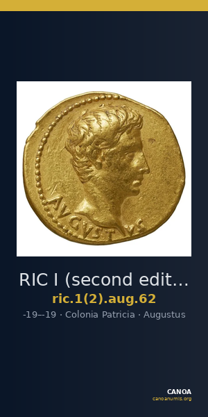 RIC I (second edition) Augustus 62 — CANOA