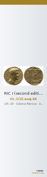 RIC I (second edition) Augustus 66 — CANOA