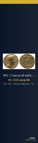 RIC I (second edition) Augustus 66 — CANOA