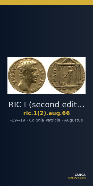 RIC I (second edition) Augustus 66 — CANOA
