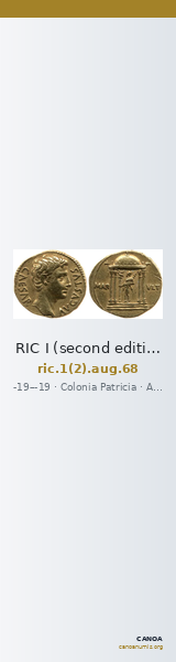 RIC I (second edition) Augustus 68 — CANOA