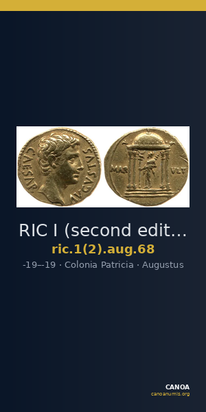 RIC I (second edition) Augustus 68 — CANOA