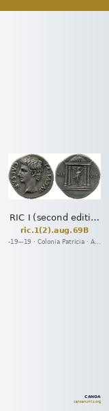 RIC I (second edition) Augustus 69B — CANOA