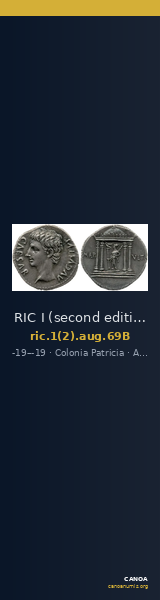 RIC I (second edition) Augustus 69B — CANOA