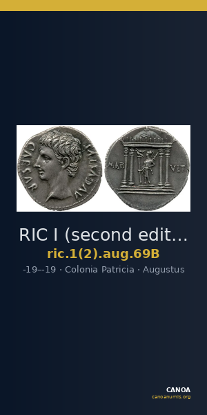 RIC I (second edition) Augustus 69B — CANOA