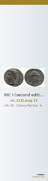 RIC I (second edition) Augustus 72 — CANOA