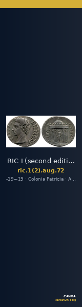 RIC I (second edition) Augustus 72 — CANOA