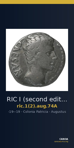 RIC I (second edition) Augustus 74A — CANOA