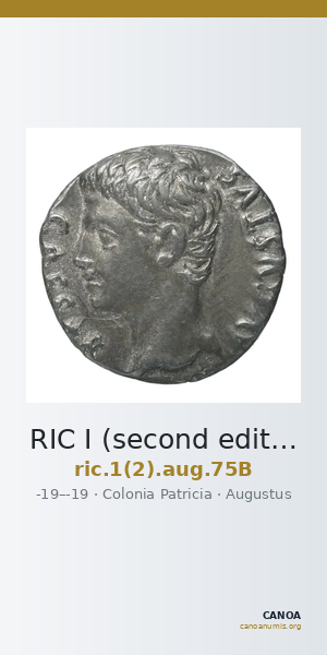 RIC I (second edition) Augustus 75B — CANOA