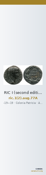 RIC I (second edition) Augustus 77A — CANOA