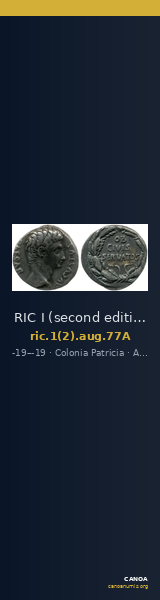 RIC I (second edition) Augustus 77A — CANOA