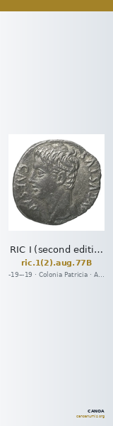 RIC I (second edition) Augustus 77B — CANOA
