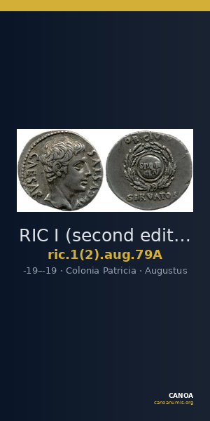 RIC I (second edition) Augustus 79A — CANOA