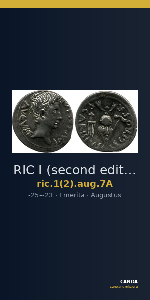 RIC I (second edition) Augustus 7A — CANOA
