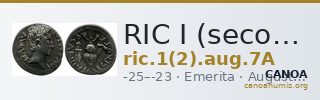 RIC I (second edition) Augustus 7A — CANOA