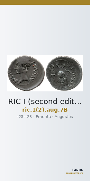 RIC I (second edition) Augustus 7B — CANOA
