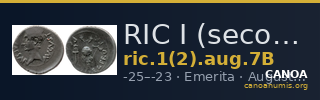 RIC I (second edition) Augustus 7B — CANOA