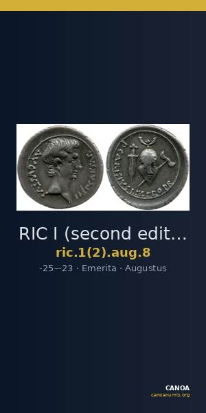 RIC I (second edition) Augustus 8 — CANOA
