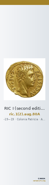 RIC I (second edition) Augustus 80A — CANOA