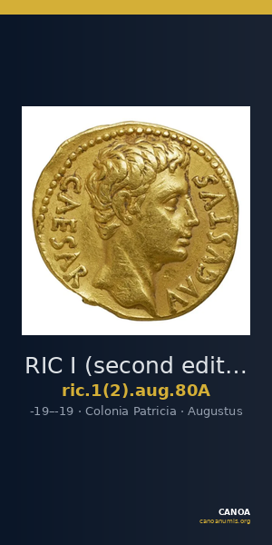 RIC I (second edition) Augustus 80A — CANOA