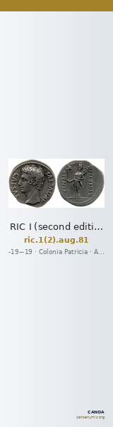 RIC I (second edition) Augustus 81 — CANOA