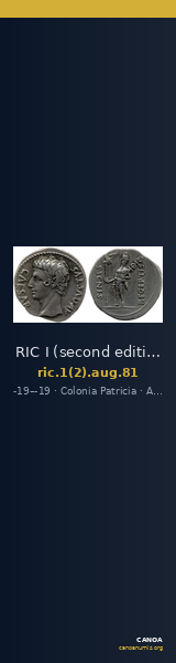 RIC I (second edition) Augustus 81 — CANOA