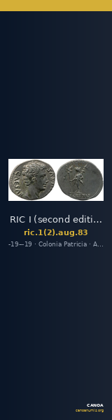 RIC I (second edition) Augustus 83 — CANOA